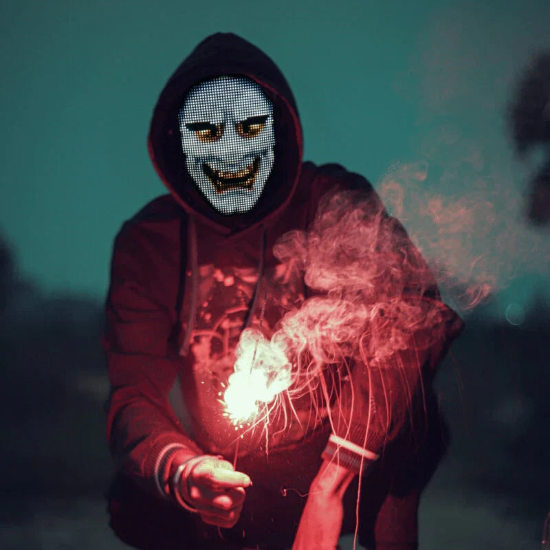 LED Face Mask Halloween