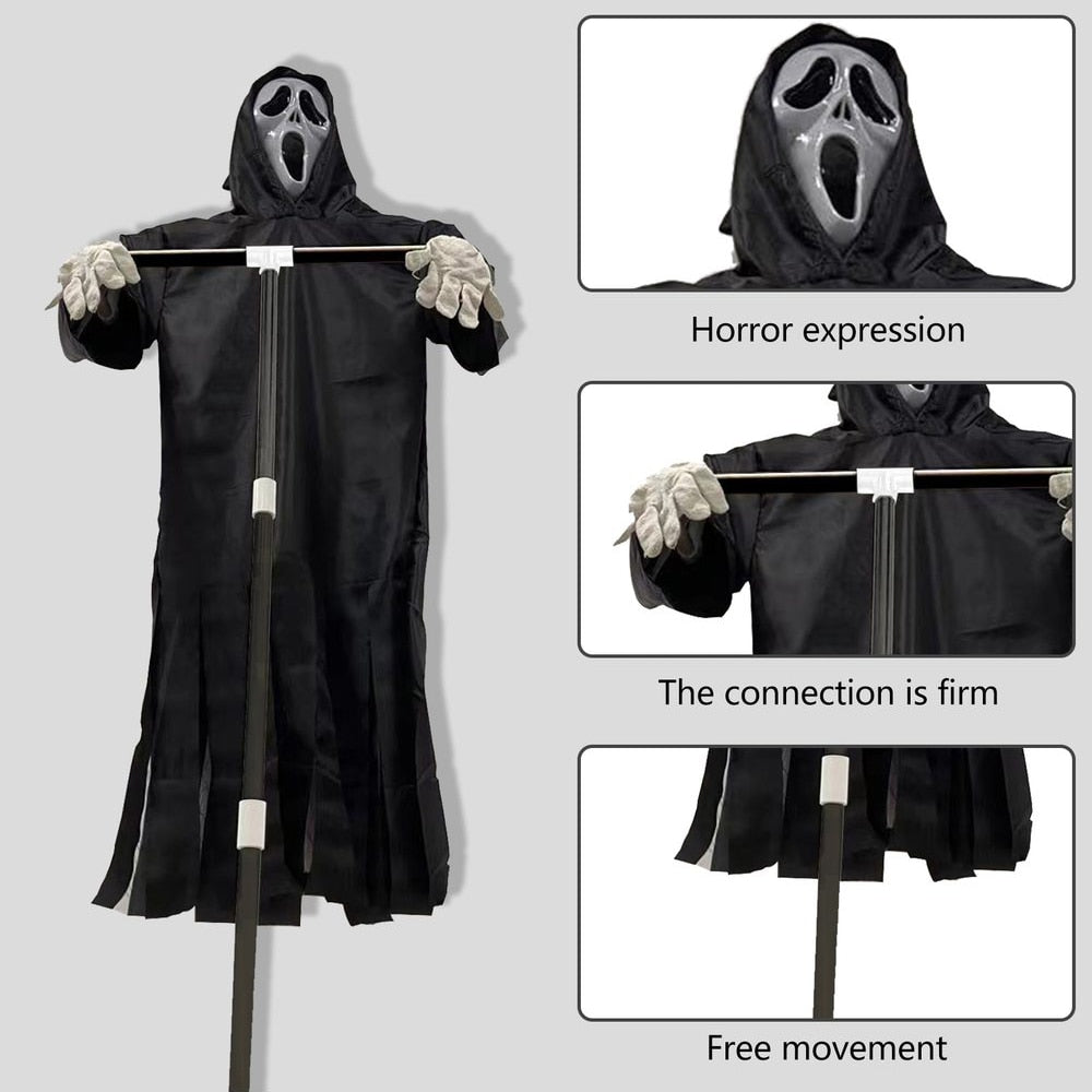 Halloween Ghostface Scarecrow ๐