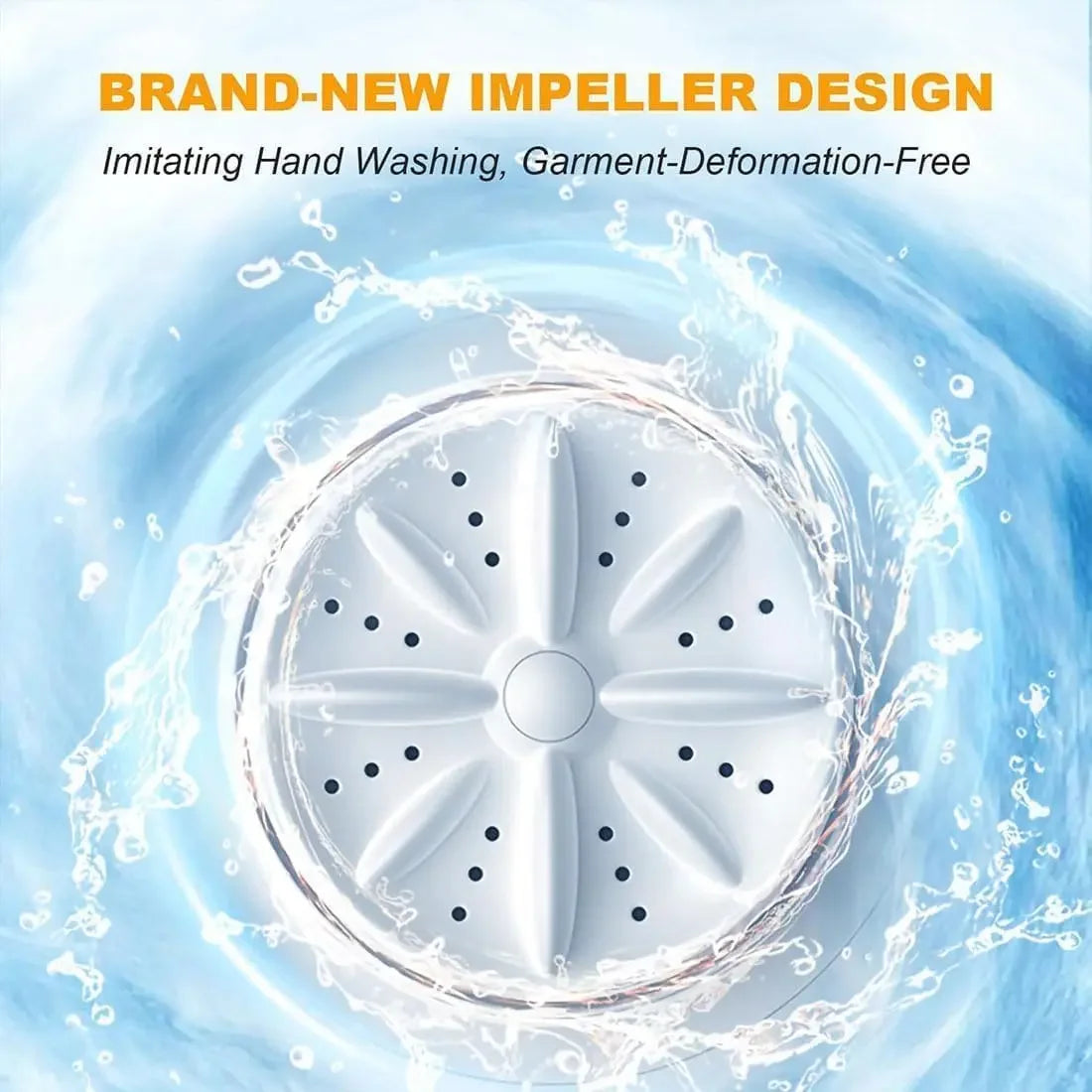 Portable Mini Washing Machine – Compact Laundry Washer for Dorms, Travel, Camping & Apartments