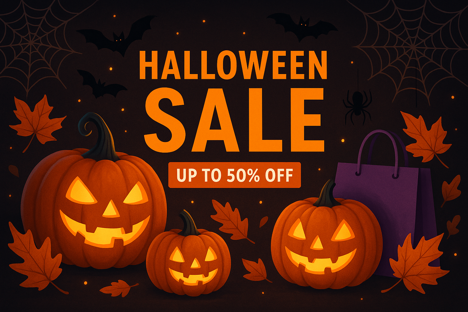 create halloween sale images