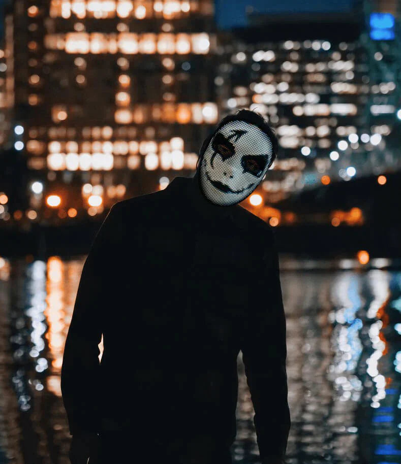 LED Face Mask Halloween