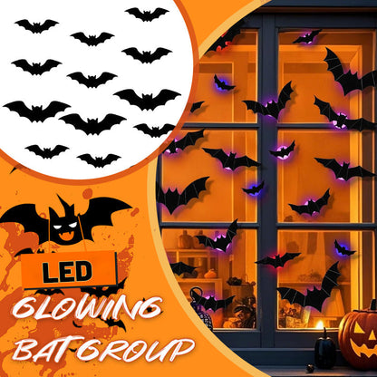 LED Bat Wall Sticker