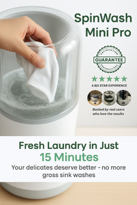 Portable Mini Washing Machine – Compact Laundry Washer for Dorms, Travel, Camping & Apartments