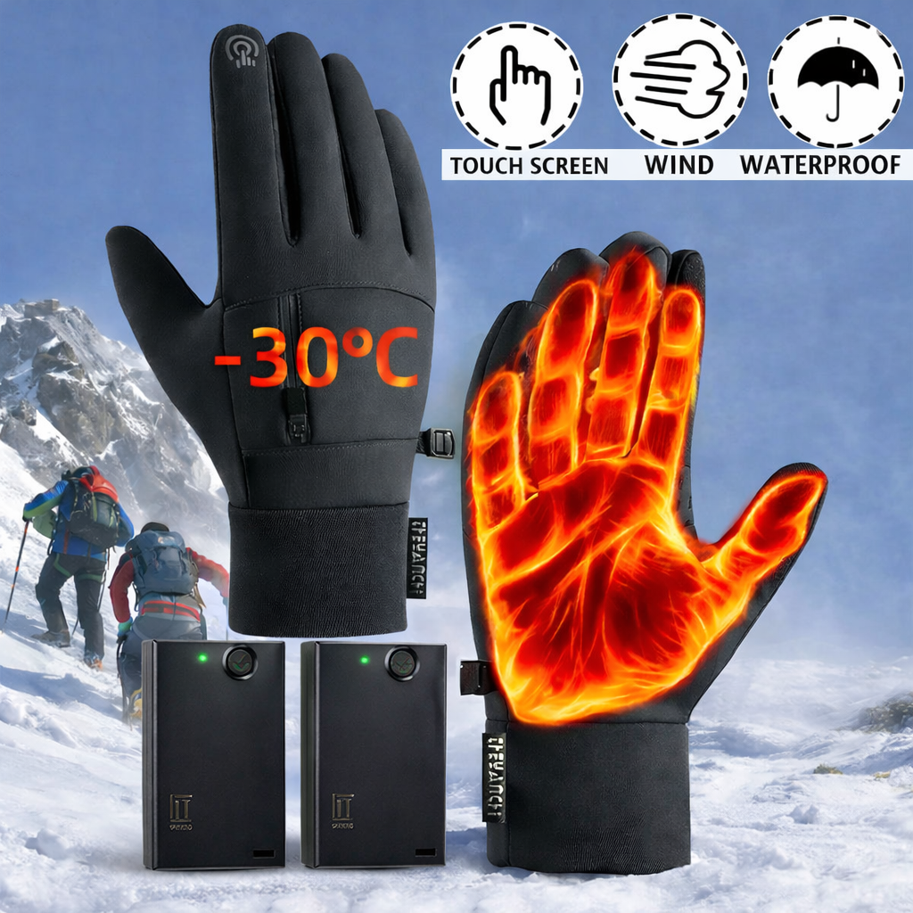 WinterPro™ Waterproof Touchscreen Cycling & Motorcycle Gloves — Cold-Weather Performance Gear