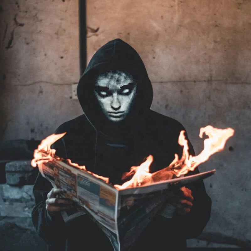 LED Face Mask Halloween