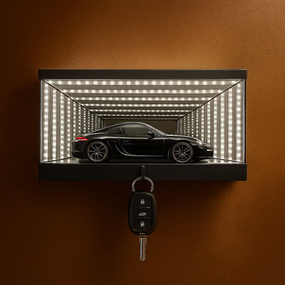 Infinity Garage™ – 3D LED Keychain with Infinite Tunnel Effect