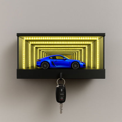 Infinity Garage™ – 3D LED Keychain with Infinite Tunnel Effect