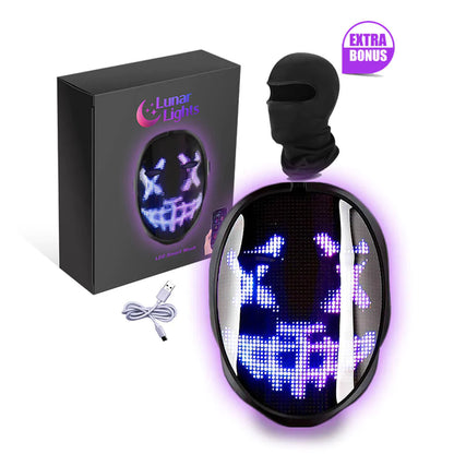 LED Face Mask Halloween
