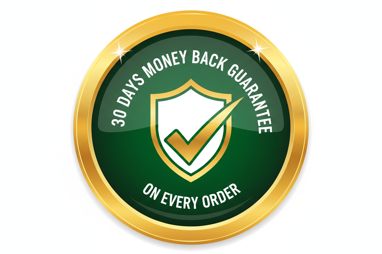 create image in 30 days money back guarantee on every order