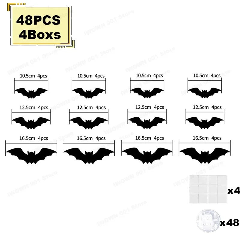 LED Bat Wall Sticker