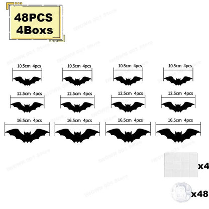 LED Bat Wall Sticker