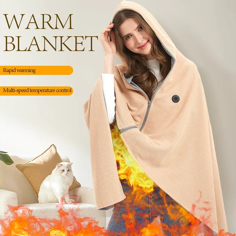 Cozy Wrap Heated Shawl | Electric Warm Wrap for Pain Relief & Comfort