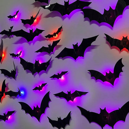 LED Bat Wall Sticker