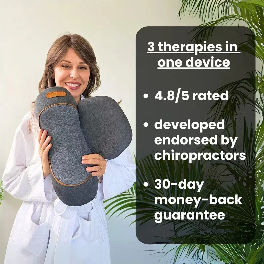 3-in-1 Neck Massage Pillow – Heat, Comfort & Pain Relief Anywhere