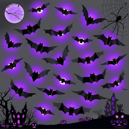 LED Bat Wall Sticker