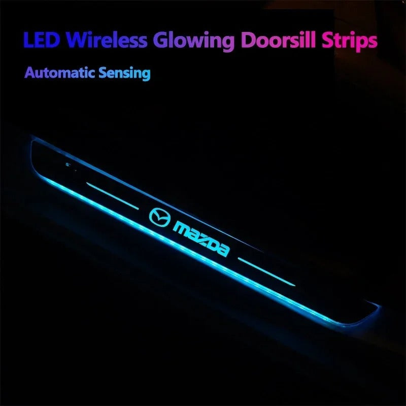 Litdoors™ Custom Car Ambient Lights – RGB LED Interior Lighting Kit for Doors, Dashboard & Footwells