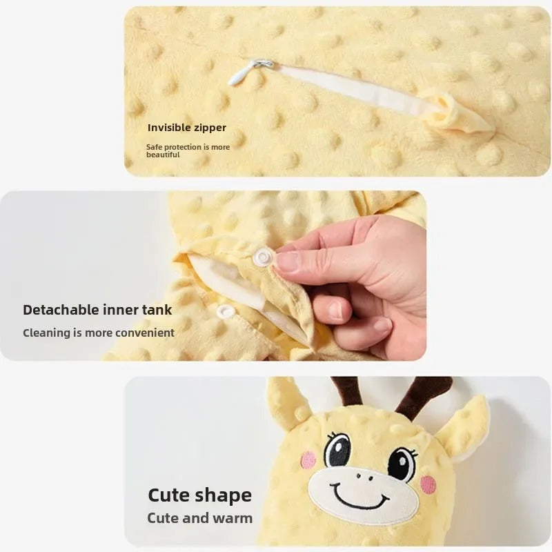 Smart Baby Sleep Patting Toy – Remote Control Plush Pillow with Breathing Light for Newborns