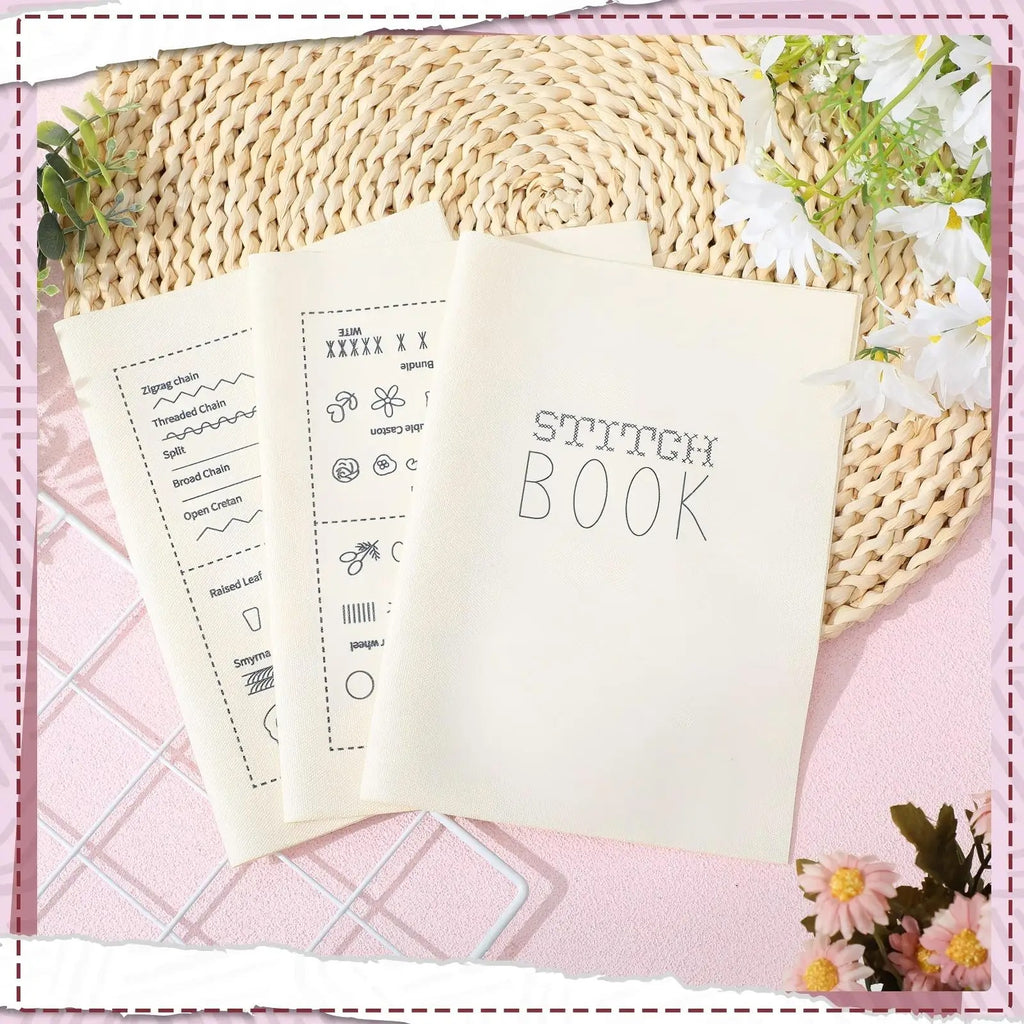 Beginner Creative Sewing Book – Handmade Embroidery Stitch Practice Guide