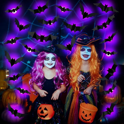 LED Bat Wall Sticker